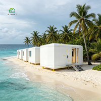 Maison modulaire entièrement en aluminium, résistante aux ouragans, de qualité marine, anti-rouille, petite cabane, vue sur l'océan, économisez 70 % sur les frais de livraison