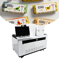 Nouvelle machine d'impression jet d'encre multicolore à grande vitesse, entièrement automatique, pour cartons d'œufs biodégradables à trois côtés