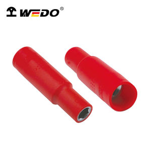 Wedo VDE GS ใบรับรอง AC 1000V <span class=keywords><strong>Dr</strong></span>. 3/8 "ซ็อกเก็ตลึกแบบฉีด - Product Image 2