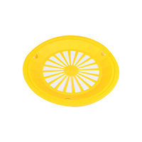 Porte-assiette en papier en plastique réutilisable 10.35 pouces rond BBQ assiette en papier plateau de service alimentaire