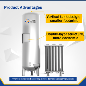 CJse लोकप्रिय डिजाइन 50 cbm Co2 स्टोरेज टैंक 25 टन क्रायोजेनिक टैंक कीमत के लिए - Product Image 5