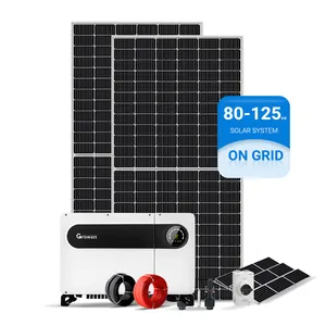 Giftsun Panel sistem daya matahari, 3 fase 100kw 300kw 500kw 800kw 1MW Harga Grid Tie Panel 500kw untuk penggunaan komersial