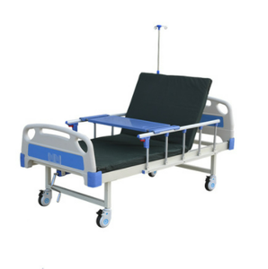 <span class=keywords><strong>Livraison</strong></span> rapide 2023 Promotion printemps ABS tête de lit 1 manivelle manuel Semi-plume lit d'hôpital - Product Image 3