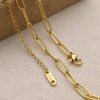 Bracelet en acier inoxydable plaqué or 18 carats avec pierres naturelles pour femme, chaîne de perles noires, style bohème, empilable, vente en gros OEM