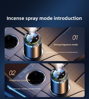 Humidificateur de parfumeur de montage de voiture intelligent haut de gamme avec étoile romantique ciel haut de gamme lumière d'ambiance commence à arrêter le type de prise américaine de voiture