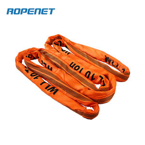 ROPENET高性能ポリエステルラウンドスリングヘビーリフティングCE認証2T <span class=keywords><strong>2M</strong></span> - Product Image 4