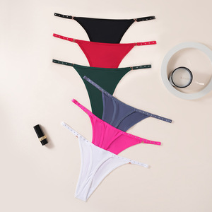 Perizoma Sexy da Donna per il Mercato Europeo e Statunitense, Sottile, Sportivo, Traspirante, Senza Cuciture, Modello U - Product Image 4