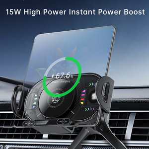 Nouveaux produits 2026 Bras électronique 15W Anti-vibration Rotation Écran pliable <span class=keywords><strong>Chargeur</strong></span> sans fil <span class=keywords><strong>pour</strong></span> voiture Support de téléphone Lumière Rgb <span class=keywords><strong>pour</strong></span> <span class=keywords><strong>iPhone</strong></span> - Product Image 6