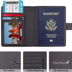 ปกหนังสือเดินทางหนัง PU ทนทาน ทันสมัย ลายและโลโก้สั่งทำได้ ปกป้องอย่างดีเยี่ยม สะดวกสบาย-คุ้มค่ามาก - Product Image 6