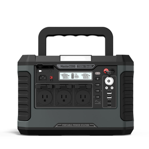 On Stock Remote Control Jump Starter Air Compressor Outdoor Backup Power 3000W <b>Solar</b> <b>Generator</b> Portable Power Station RV - Product Image 5