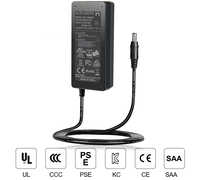 Adaptateur externe de bureau 240 volts à 24 volts, alimentation de 4 amp 24 v ac de qualité médicale 24 v 4a 60601