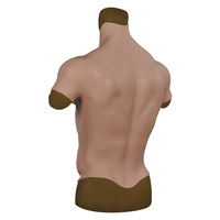 Kostum Silikon Elastis Tinggi Ukuran L, Laris Manis, Efek Kulit Asli, untuk Pertunjukan, Role Play, Bodysuit Pria, Shapewear