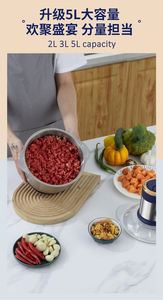 Kết hợp hummus 8 <span class=keywords><strong>QT</strong></span> thực phẩm cắt chấm điểm trộn 2000W chuyên nghiệp <span class=keywords><strong>3</strong></span> trong 1, Máy xay thịt cho bộ xử <span class=keywords><strong>l</strong></span>ý/ - Product Image 4