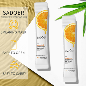 Masque de nuit sans rinçage SADOER, nouveau produit, soin de la peau, collagène, vitamine C, masque facial - Product Image 2