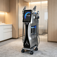 Machine de beauté portable à prix d'usine avec 12 poignées pour hydradermabrasion, microdermabrasion et jet d'oxygène pour le soin de la peau du visage