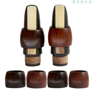Boquilla de clarinete de ligadura para saxofón, accesorios de ébano/palisandro, salida de fábrica - Product Image 5