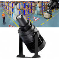 Projecteur LED Gobo haute luminosité, logo personnalisé, signalisation de sécurité, éclairage de projection au sol pour entrepôt, usine, atelier, utilisations industrielles