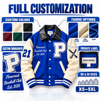 Veste de baseball pour homme style Letterman avec patch chenille personnalisé, en similicuir bicolore à revers, sur mesure OEM pour commande en gros