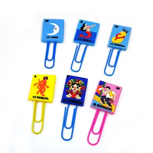 Pvc Bladwijzers Mexicaanse Kaart Stijl Boek Accessoires Papier Houder Student Leren Paperclip School Kantoorbenodigdheden