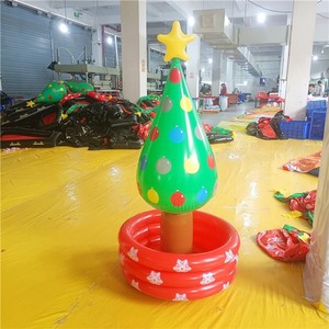 DAMAI Décorations de Noël gonflables en PVC, seau à glace gonflable en forme de sapin, bac à glace pour la décoration de fêtes intérieures et extérieures - Product Image 5