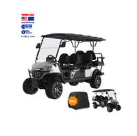 Voiture de golf électrique TongCai 6 places 72v surélevée tout-terrain avec batterie au lithium
