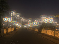 Lunettes spéciales interactif pêche avec cœur verres, effets spéciaux, protection lumineuse pour spectacle de feu d'artifice