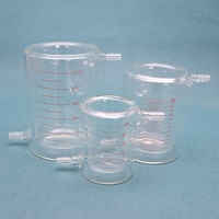 Verrerie de laboratoire 50ml-5000ml Borosilicate 3.3 verre Double paroi, gobelet à Double paroi, gobelet à réacteur en verre