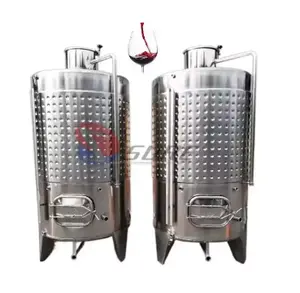 Factory Wholesale Fruit Wine Fermentation Tank With Cooling / sale / fermenting equipment wine