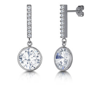 Boucles d'oreilles pendantes personnalisées Lotus en titane pur, légères, hypoallergéniques pour les oreilles sensibles, pour femmes - Product Image 3