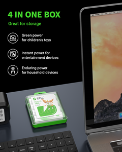 Paquete de Baterías Recargables EBL de 1100 mAh y 3 A, Baterías Recargables de Ni-MH de 1.2 V - Product Image 5