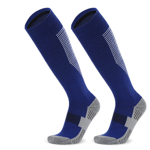 High Quality Youth Athlete Style Soccer <b>Socks</b> Non-Slip Thermo Breathable Sweat-Absorbent Anti-Bacterial Bottom - Product Image 6