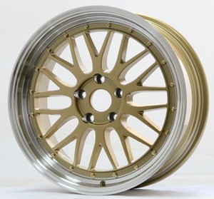 Ruota auto in lega di fabbrica in oro lavorato a labbro 17 "18" 19 "cerchione sfalsato TL <span class=keywords><strong>TRB</strong></span> - Product Image 1