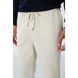 Pantalon de survêtement pour homme beige texturé, coupe standard - 82155 - Beige - Product Image 4