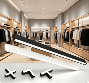 ไฟ LED แบบเส้นขนาดใหญ่ High Batten สำหรับคลังสินค้า แสงแบบไม่สะท้อน พร้อมติดตั้งแบบไร้รอยต่อ ขนาด 8 ฟุต 80 วัตต์ - Product Image 1