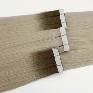 Extensiones de Cabello con Cinta Adhesiva de Doble Cara, Color Piano Birmano, de Larga Duración, 14 Pulgadas para Cabeza Completa - Product Image 4