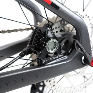 Bicicleta de Carretera Aero de Fibra de Carbono para Adultos, 12 Velocidades, Ultraligera, con Frenos de Disco Hidráulicos, 700cc, para Gravel, en Oferta - Product Image 4
