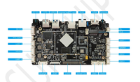 Carte de développement intégrée RK3566 Intelligence artificielle pour le traitement d'images Smart IoT WIFI BT5.2