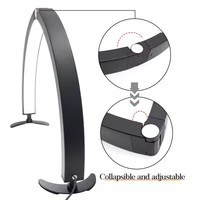 Vente chaude Salon Loupe Bureau Extension De Cils Cils Lampe Demi-Lune Nail Art Lampe Anneau Lumière
