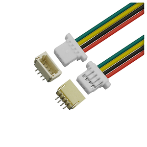 SH1.0ネビュライズド赤と黒の電子ワイヤー1.0mmコネクタ間隔2ビットブザーホーンワイヤー - Product Image 2