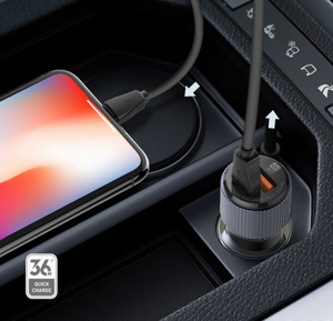 Le <span class=keywords><strong>chargeur</strong></span> de voiture LDNIO C510Q 2 Usb contient 1 ports USB QC3.0 et 1 PD - Product Image 2