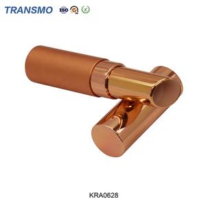 Étui à rouge à lèvres en aluminium rose doré, tube de rouge à lèvres personnalisé unique, tube rond vide en métal pour rouge à lèvres - Product Image 4