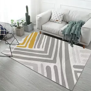 2023 Novo Design Comercial Barato Casa Decoração 3D Tapete De Cristal Velvet Foor Mat Sala De Estar Decoração Personalizado Impressão Tapete