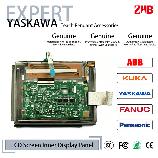 JZRCR-YPP01-1 YASKAWA DX100 Teach Pendant 5.7" LCD Display Screen / Inner Screen Clear Visibility Under Strong Workshop Light