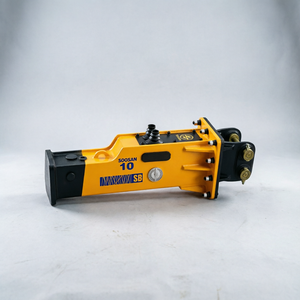 Marteau briseur hydraulique silencieux SOOSAN SB10 de type boîte pour mini-excavatrice, démolition de roche et de béton, construction, état neuf - Product Image 1