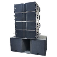 Altavoces de Arreglo Lineal de Neodimio Dobles Profesionales L-SOLUTION de 8 Pulgadas K208 con Potencia de Salida de 500W/2000W para Sistemas de Escenario