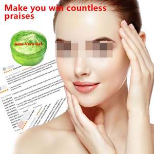 Gel d'aloe vera biologique apaisant pour le visage, hydratant pour les plantes, vente en gros, extrait frais d'aloe vera, gel exfoliant à l'aloe vera, direct - Product Image 4