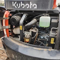 Excavator Mini Bekas Berkualitas Tinggi KX155 Tahun 2007 untuk Mesin 5 Ton, Bucket 0.19m, Penggunaan Rumah Tangga, Motor Inti Murah 29.2KW