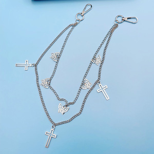 Hip Hop Waist <b>Chain</b> With <b>Cross</b> And Butterfly Charms For Women Fashion Jewelry Accessory - Product Image 4