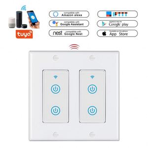 Interruptor de Luz Inteligente Wifi Táctil de 4 Canales y 15A, Compatible con Aplicaciones y Control por Voz, Interruptor Inteligente Moes - Product Image 4