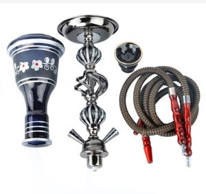 Cachimba Portátil de Plástico Lacado de Lujo de 18 Pulgadas con 2 Mangueras, Gran Venta - Product Image 3